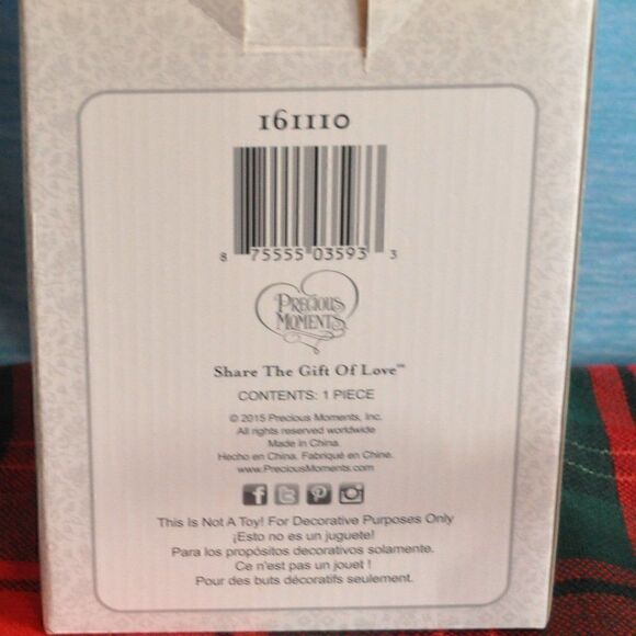 Snowman In Ugly Sweater LED Musical "Jingle Bells" Precious Moments - Picture 7 of 7